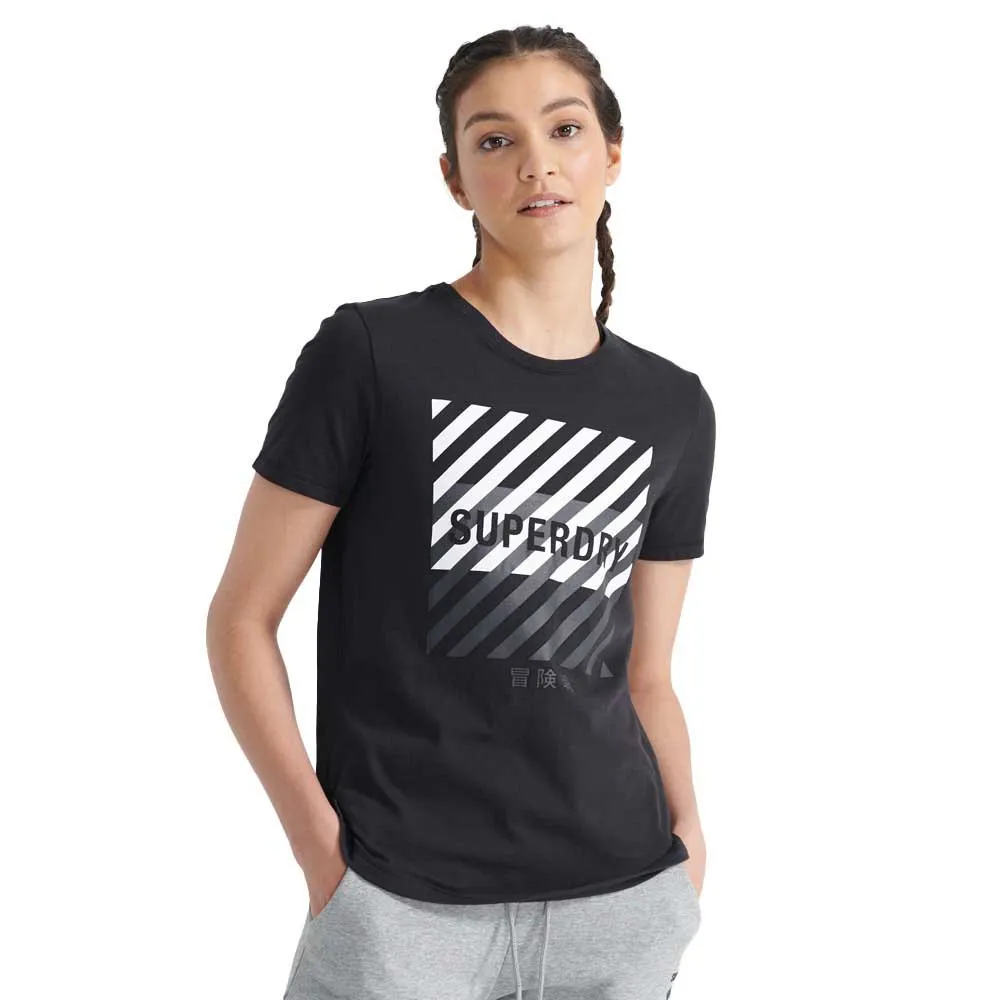 Superdry Core Sport Kurzarm-t-shirt female, Black Superdry Core Sport Kurzarm-t-shirt female, Black