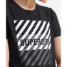 Superdry Core Sport Kurzarm-t-shirt female, Black