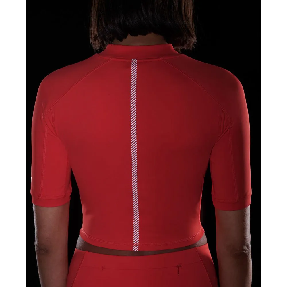 Superdry Run 3/4 Tight Crop Kurzarm-t-shirt female Superdry Run 3/4 Tight Crop Kurzarm-t-shirt female