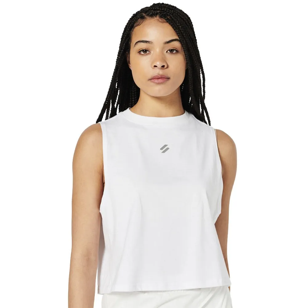 Superdry Run Cropped Loose ärmelloses T-shirt female