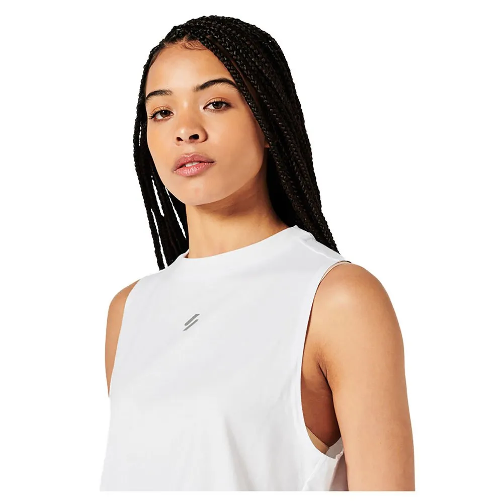 Superdry Run Cropped Loose ärmelloses T-shirt female