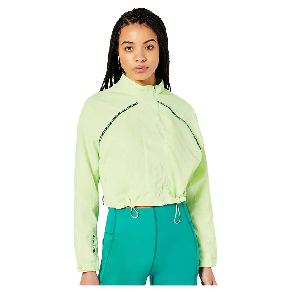 Superdry Run Cropped Waterproof Jacke female Superdry Run Cropped Waterproof Jacke female