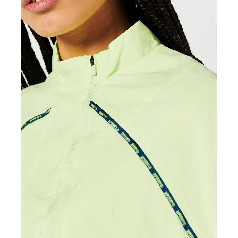 Superdry Run Cropped Waterproof Jacke female Superdry Run Cropped Waterproof Jacke female