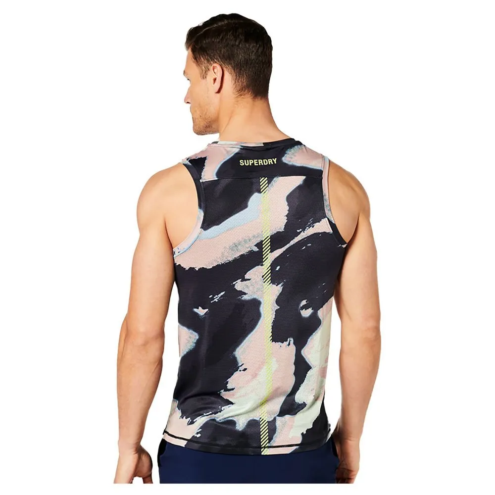 Superdry Run Vest ärmelloses T-shirt male Superdry Run Vest ärmelloses T-shirt male