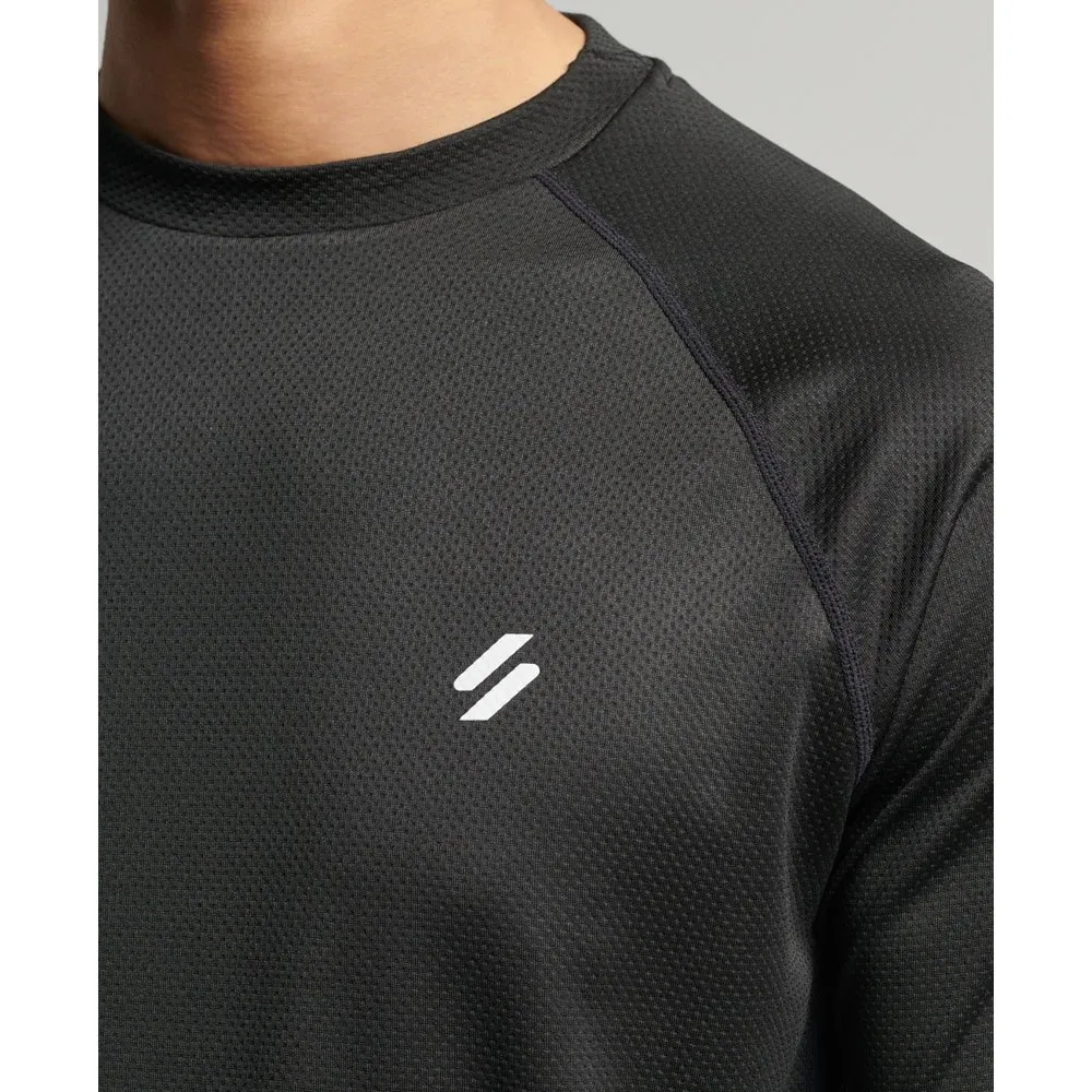 Superdry Train Mock Neck Top Langarm-t-shirt male