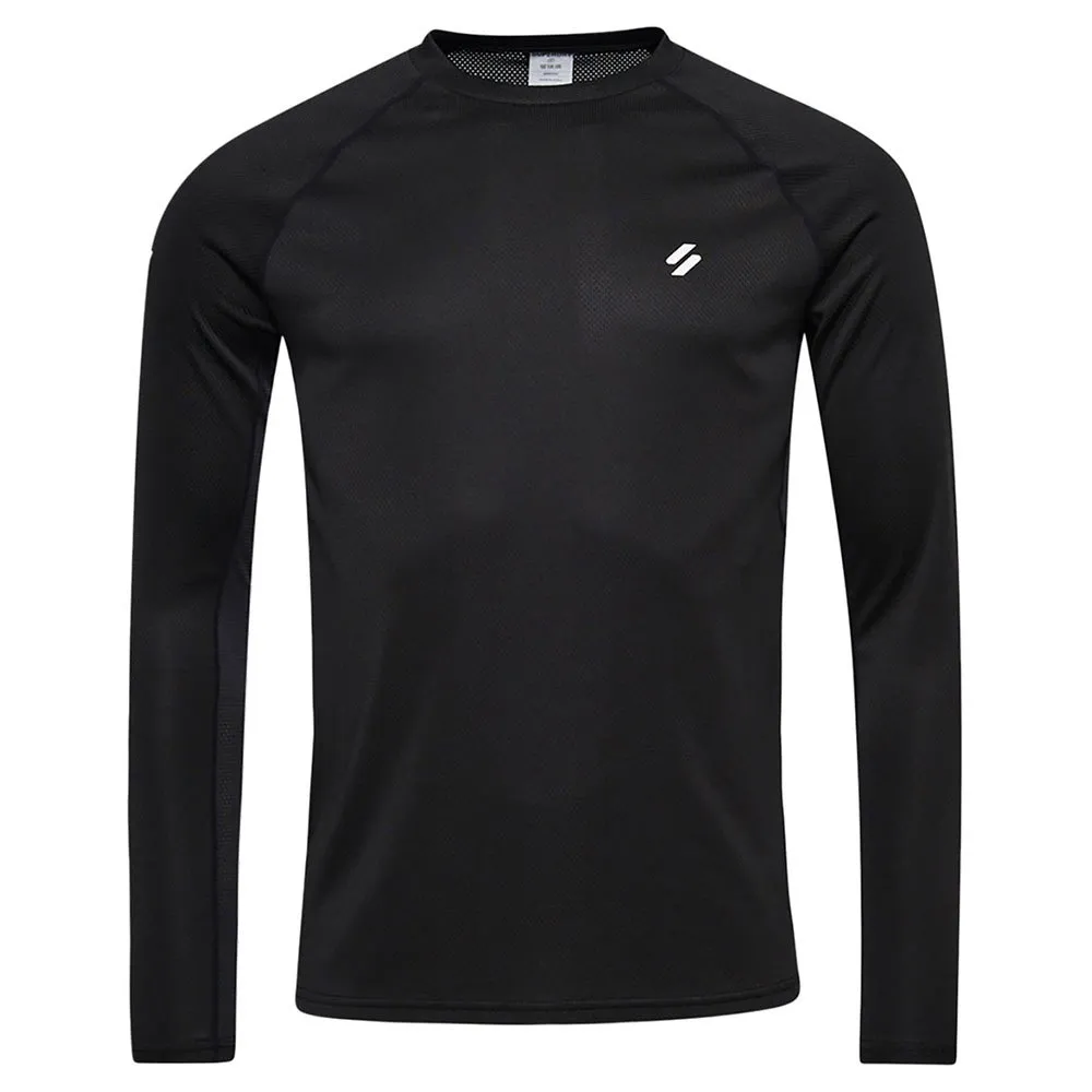 Superdry Train Mock Neck Top Langarm-t-shirt male