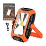 Superfire Gm05 Solar Panel Taschenlampe, Black / orange, One Size