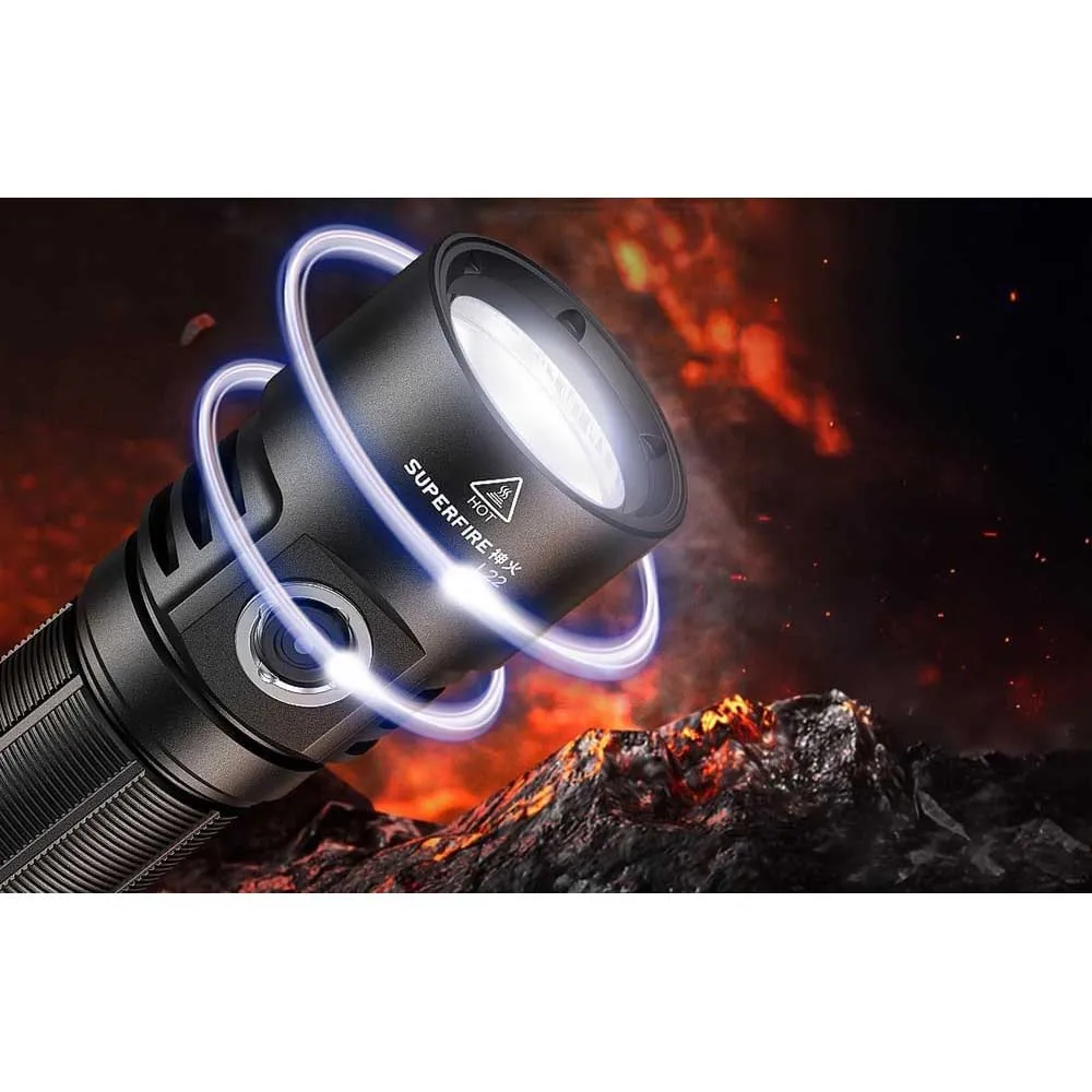 Superfire L22 Taschenlampe, Black, One Size