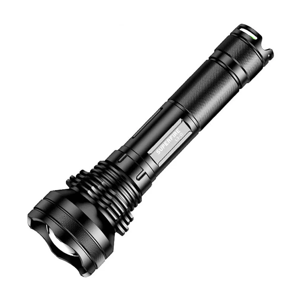 Superfire L3-d 2700lm Usb Taschenlampe, Black, One Size Superfire L3-d 2700lm Usb Taschenlampe, Black, One Size