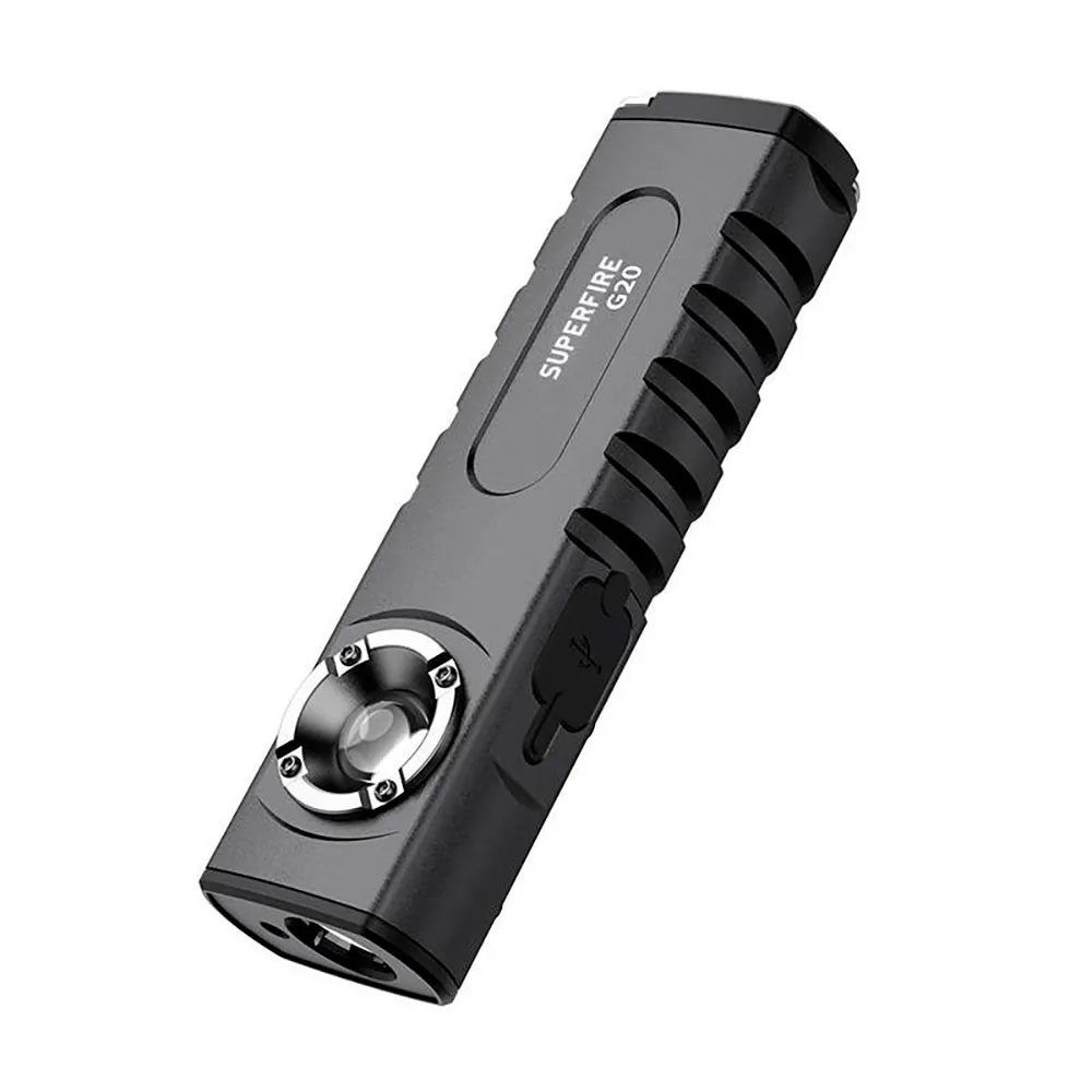 Superfire Multifunction G20 470lm Usb Taschenlampe, Black / red, One Size