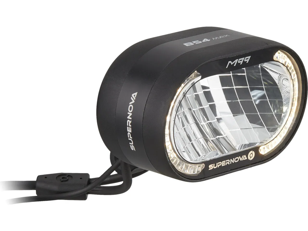 Supernova B54 MAX Frontlicht mit StVZO-Zulassung, Schwarz, 3000 Lumen Supernova B54 MAX Frontlicht mit StVZO-Zulassung, Schwarz, 3000 Lumen