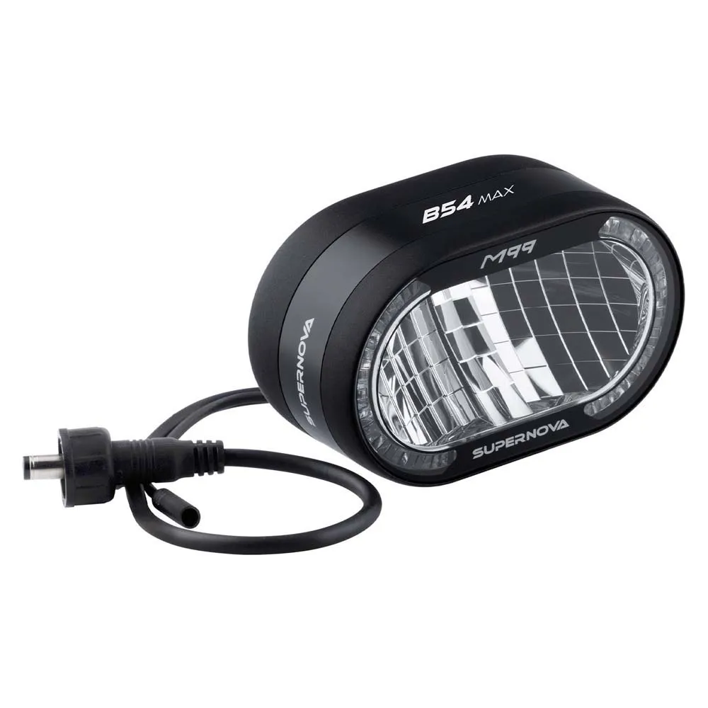 Supernova B54 MAX Lampenkopf mit StVZO-Zulassung, Black, One Size Supernova B54 MAX Lampenkopf mit StVZO-Zulassung, Black, One Size