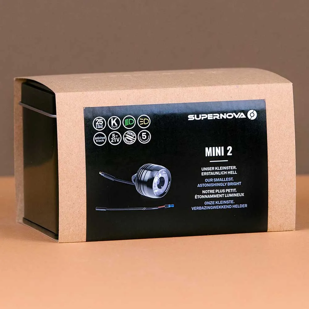 Supernova Mini 2 Ldm Frontlicht, Black, 235 Lumina Supernova Mini 2 Ldm Frontlicht, Black, 235 Lumina