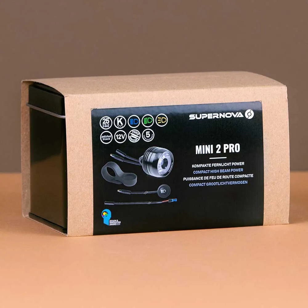 Supernova Mini 2 Pro Frontlicht, Black, 550 Lumina Supernova Mini 2 Pro Frontlicht, Black, 550 Lumina