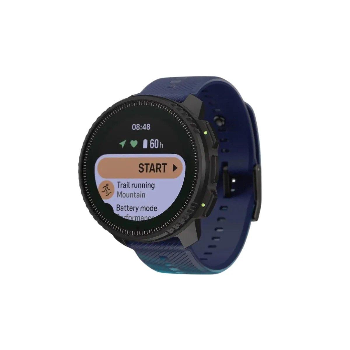 Suunto Vertical Solar UTMB Uhr, All black / navy blue, One Size