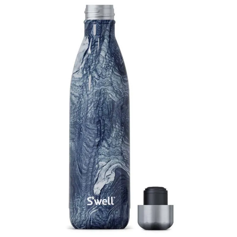 S'well Azurite Marble 750ml Thermosflasche, Navy, One Size S'well Azurite Marble 750ml Thermosflasche, Navy, One Size