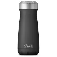 S'well Black Onyx 470ml Wide Mouth Traveler Thermosflasche S'well Black Onyx 470ml Wide Mouth Traveler Thermosflasche