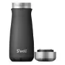 S'well Black Onyx 470ml Wide Mouth Traveler Thermosflasche, Black, One Size