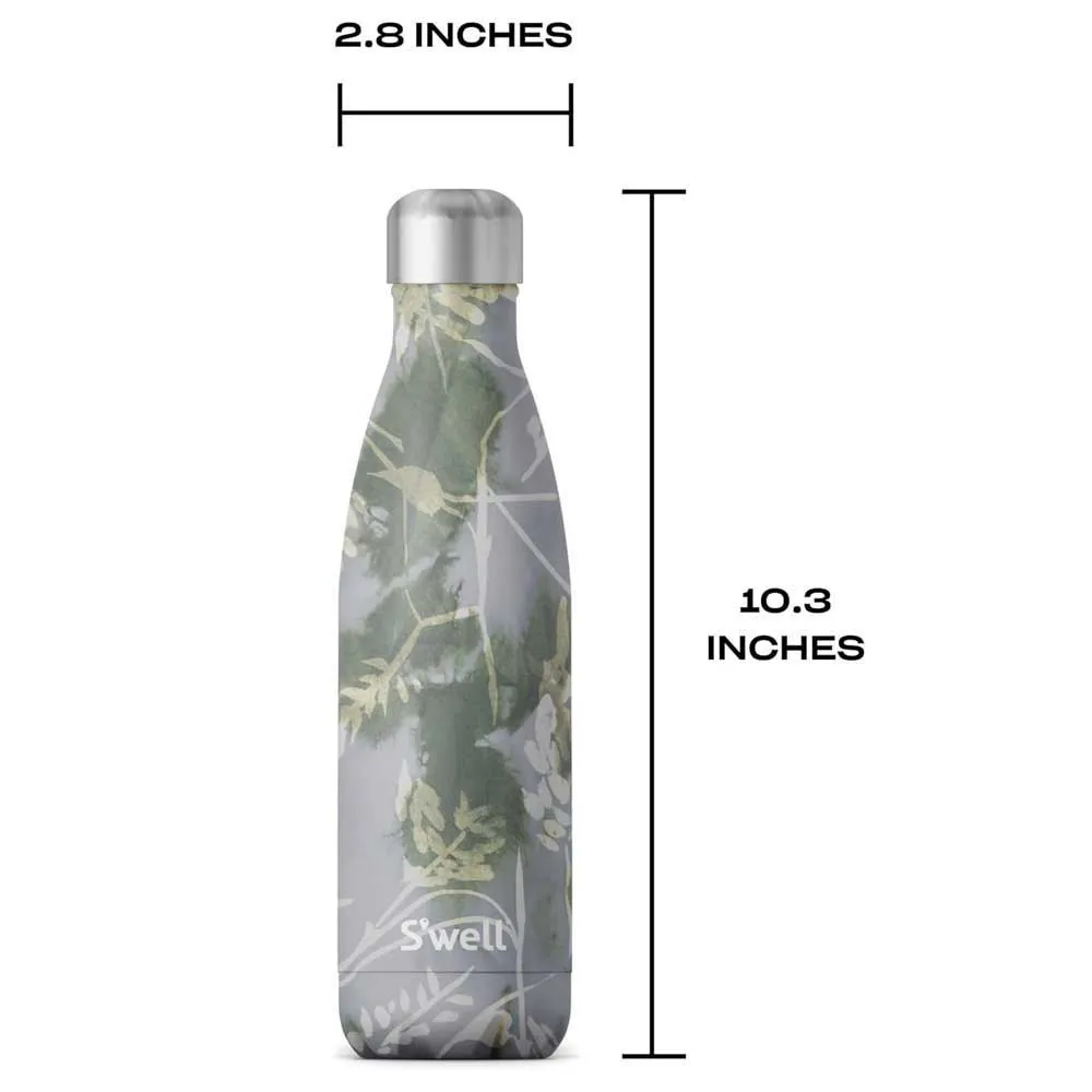 S'well Blue Foliage 500ml Thermosflasche, Multicolor, One Size S'well Blue Foliage 500ml Thermosflasche, Multicolor, One Size