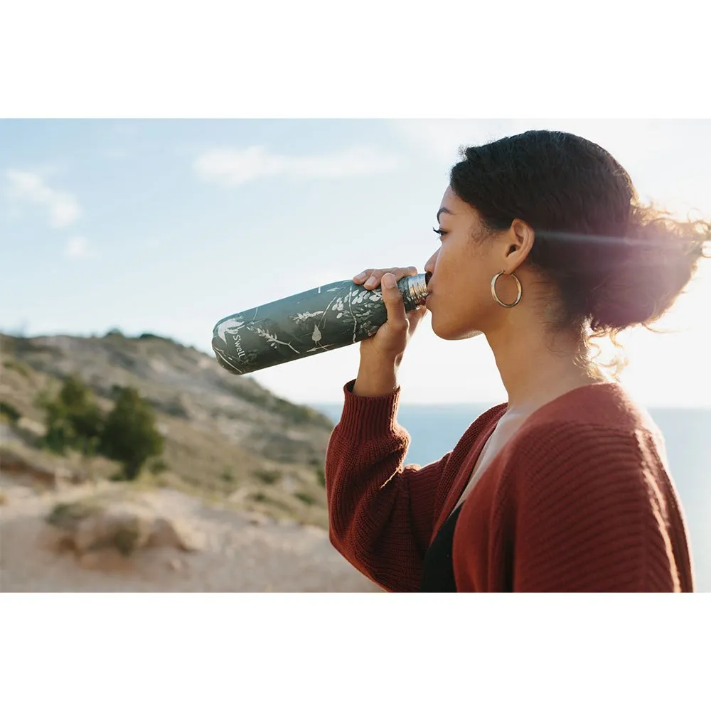 S'well Green Foliage 500ml Thermosflasche, Dark green, One Size S'well Green Foliage 500ml Thermosflasche, Dark green, One Size