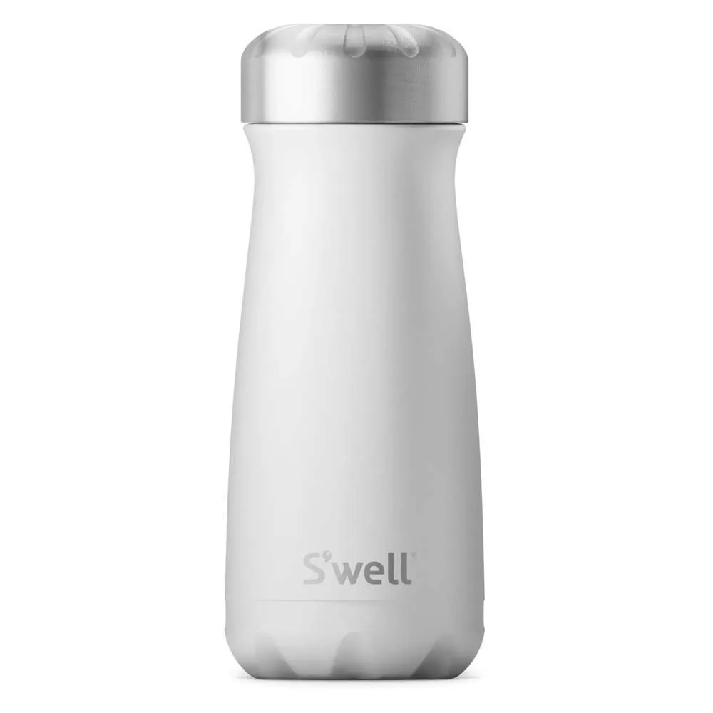 S'well Moonstone 470ml Wide Mouth Traveler Thermosflasche, White, One Size S'well Moonstone 470ml Wide Mouth Traveler Thermosflasche, White, One Size