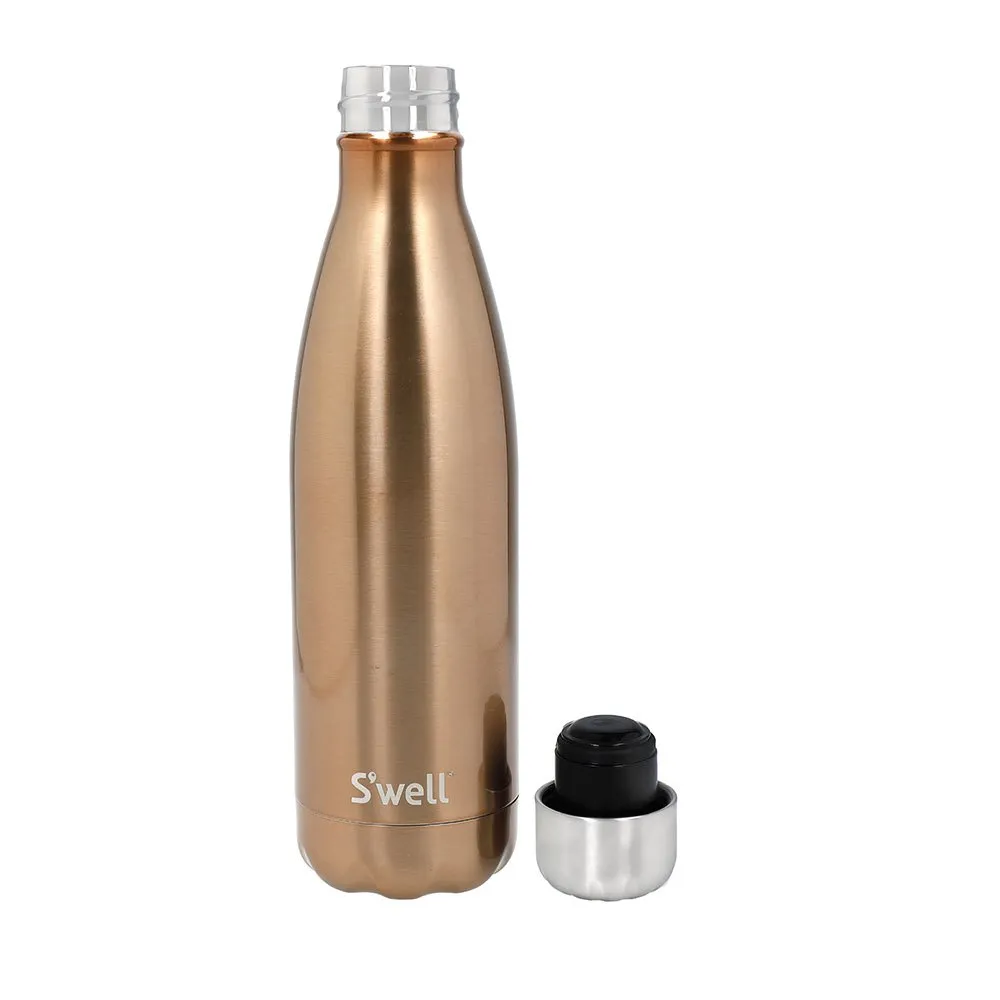 S'well Pyrite 500ml Thermosflasche, Brass, One Size
