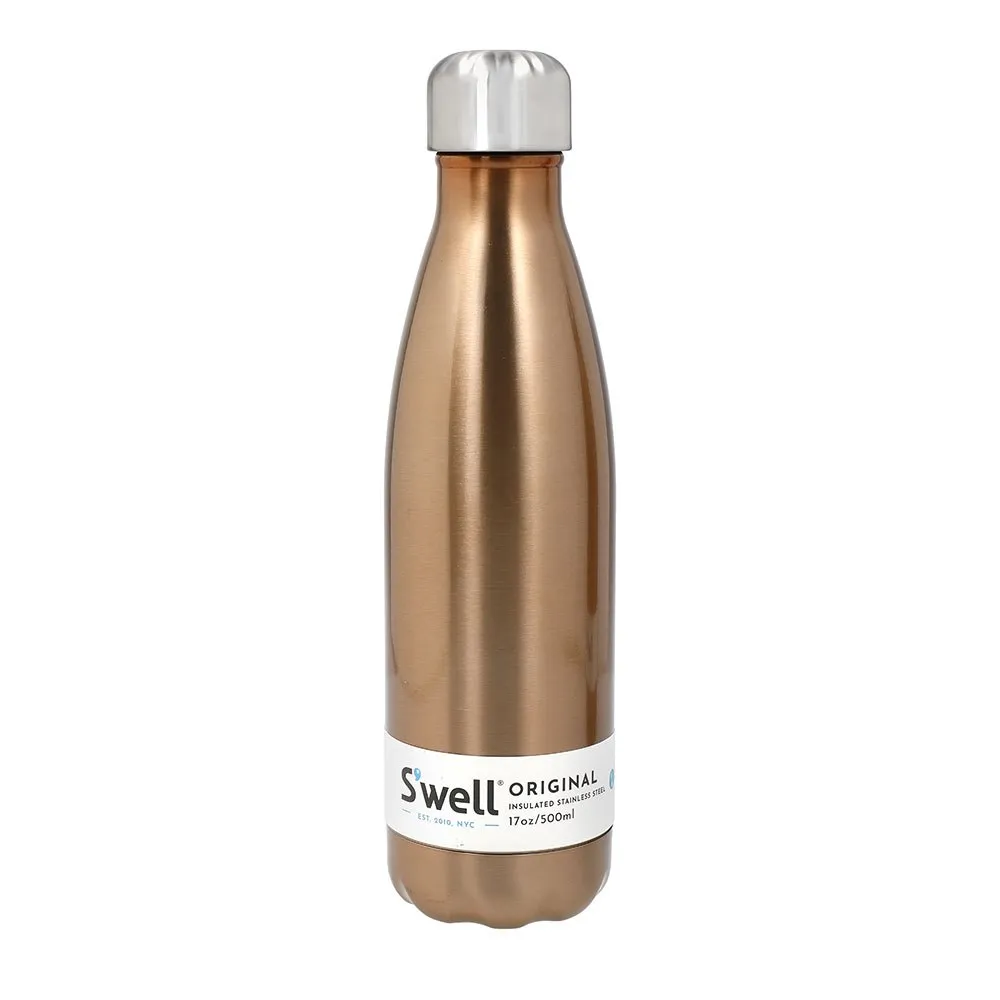 S'well Pyrite 500ml Thermosflasche, Brass, One Size