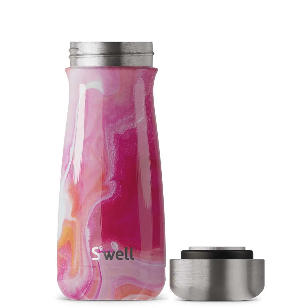 S'well Rose Agate 470ml Wide Mouth Traveler Thermosflasche, Pink, One Size S'well Rose Agate 470ml Wide Mouth Traveler Thermosflasche, Pink, One Size