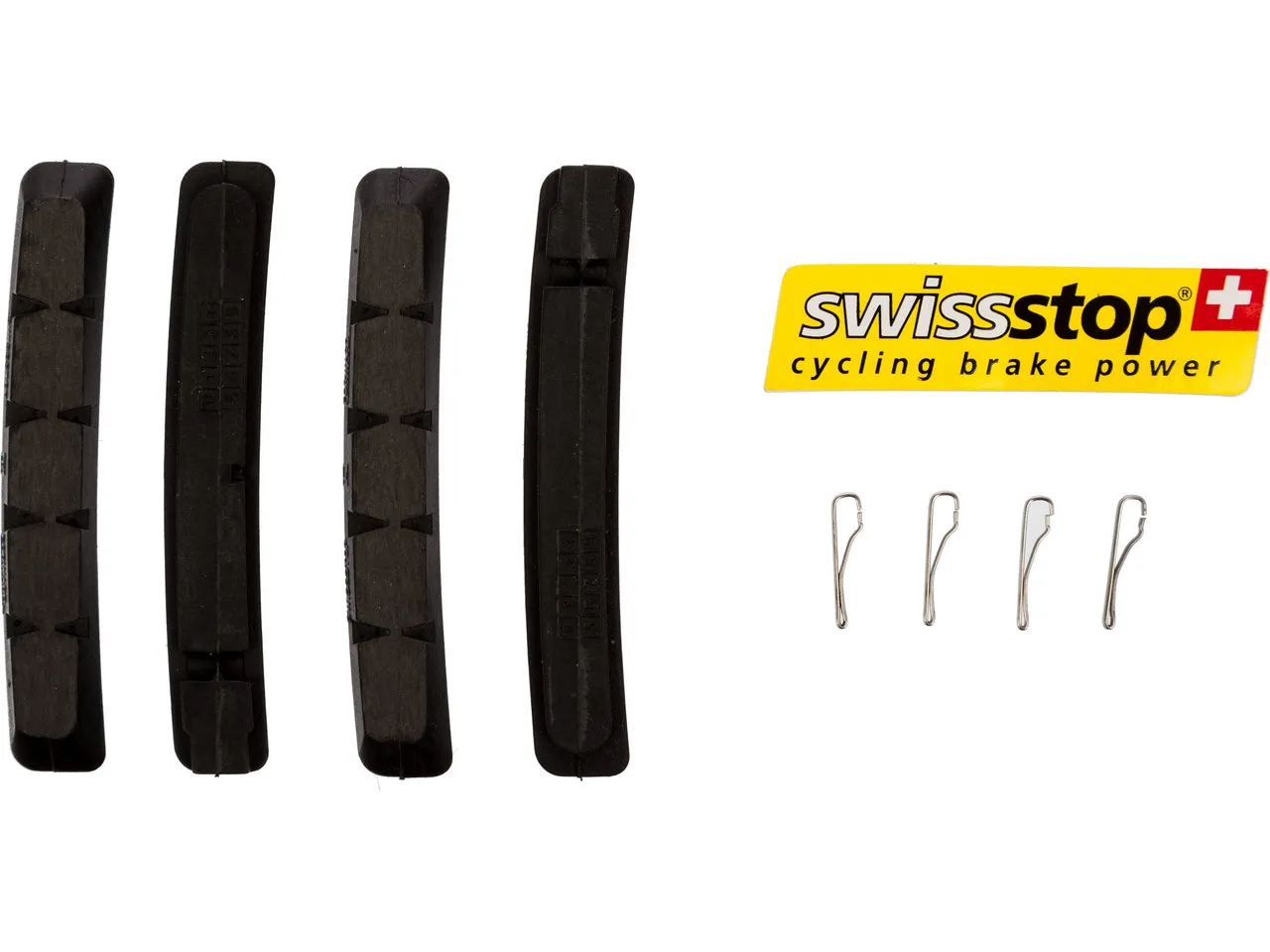 SwissStop Bremsgummis Cartridge RxPlus für V-Brake, Schwarz, one_size SwissStop Bremsgummis Cartridge RxPlus für V-Brake, Schwarz, one_size