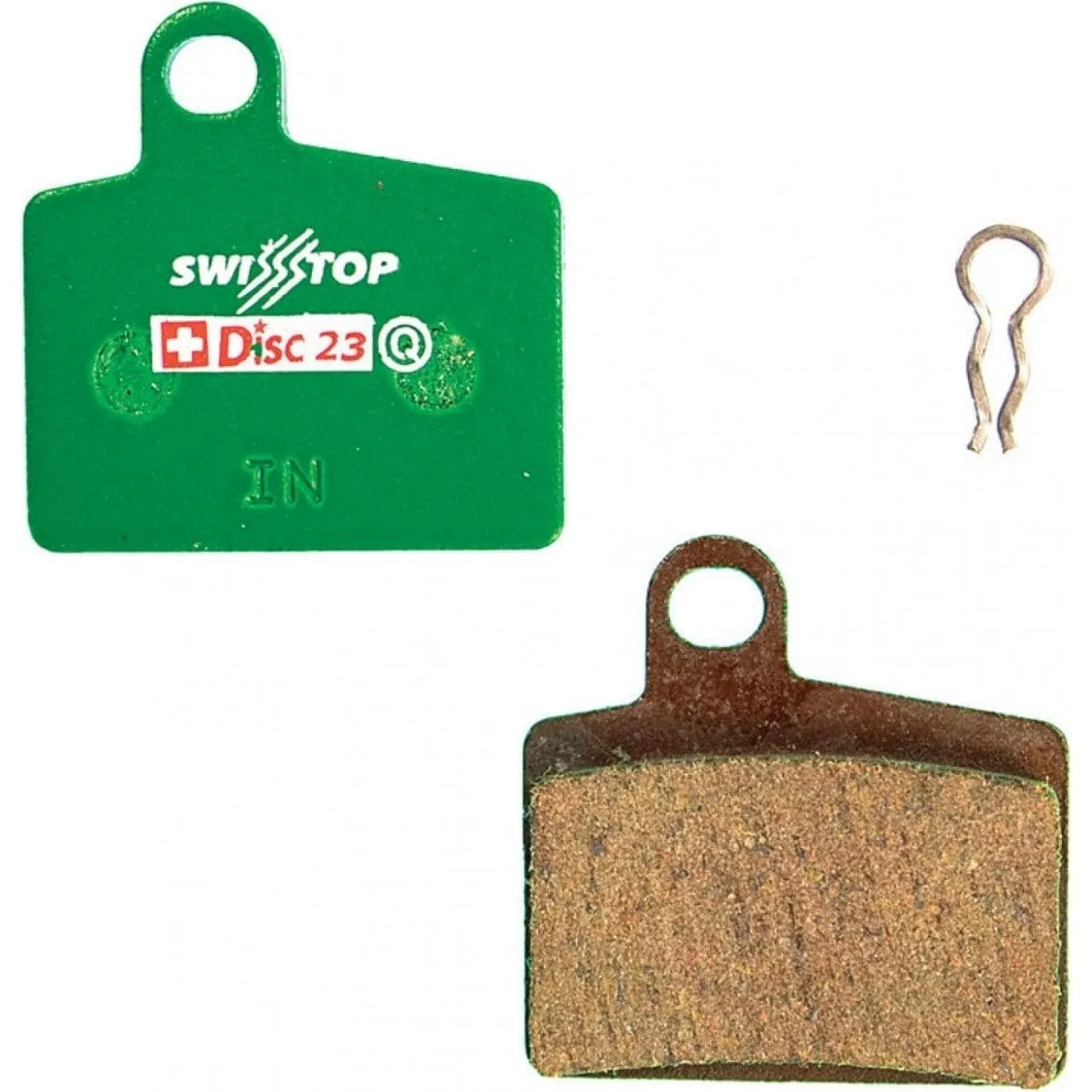 SwissStop Satz Bremsbeläge 23 Unisex, grün, TU