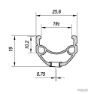 SXT 388277 Basic Qr 27.5´´ Mtb Vorderrad, Silver, One Size