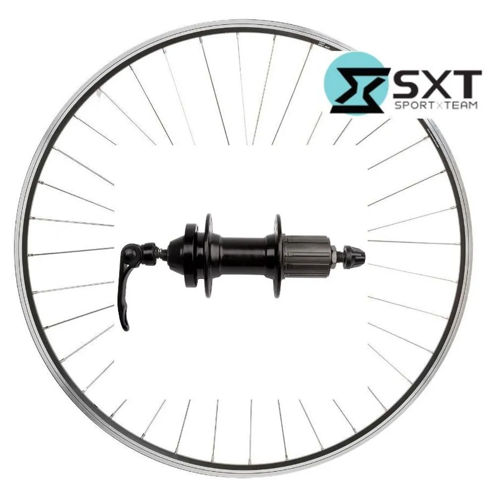 SXT 388538 Basic Ii Fd Qr Disc 6b 28/29´´ Mtb Hinterrad, Silver, One Size SXT 388538 Basic Ii Fd Qr Disc 6b 28/29´´ Mtb Hinterrad, Silver, One Size