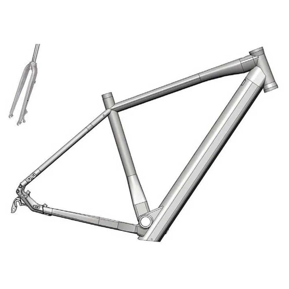 SXT Concept H600 Bafang Elektrischer Gravelbike Rahmen, Raw, M SXT Concept H600 Bafang Elektrischer Gravelbike Rahmen, Raw, M