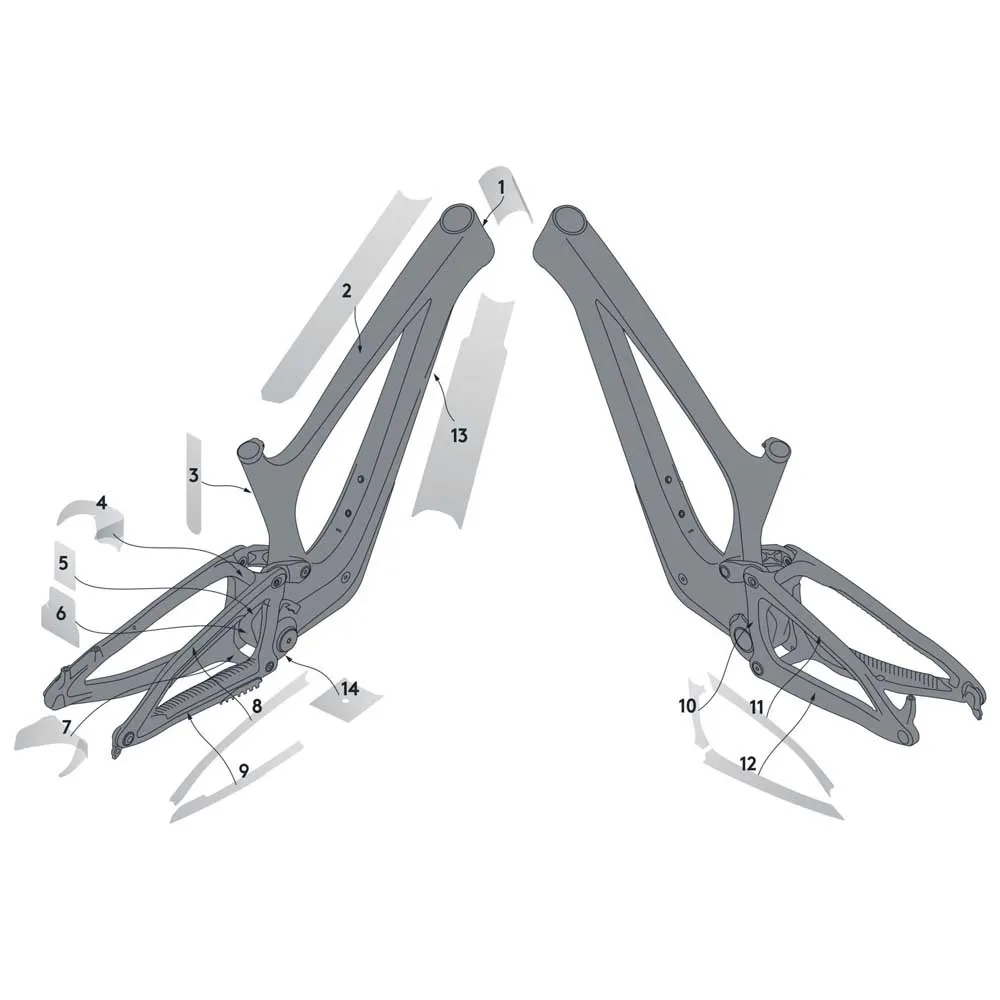 Syncros Bold Unplugged Rahmenschutz Syncros Bold Unplugged Rahmenschutz