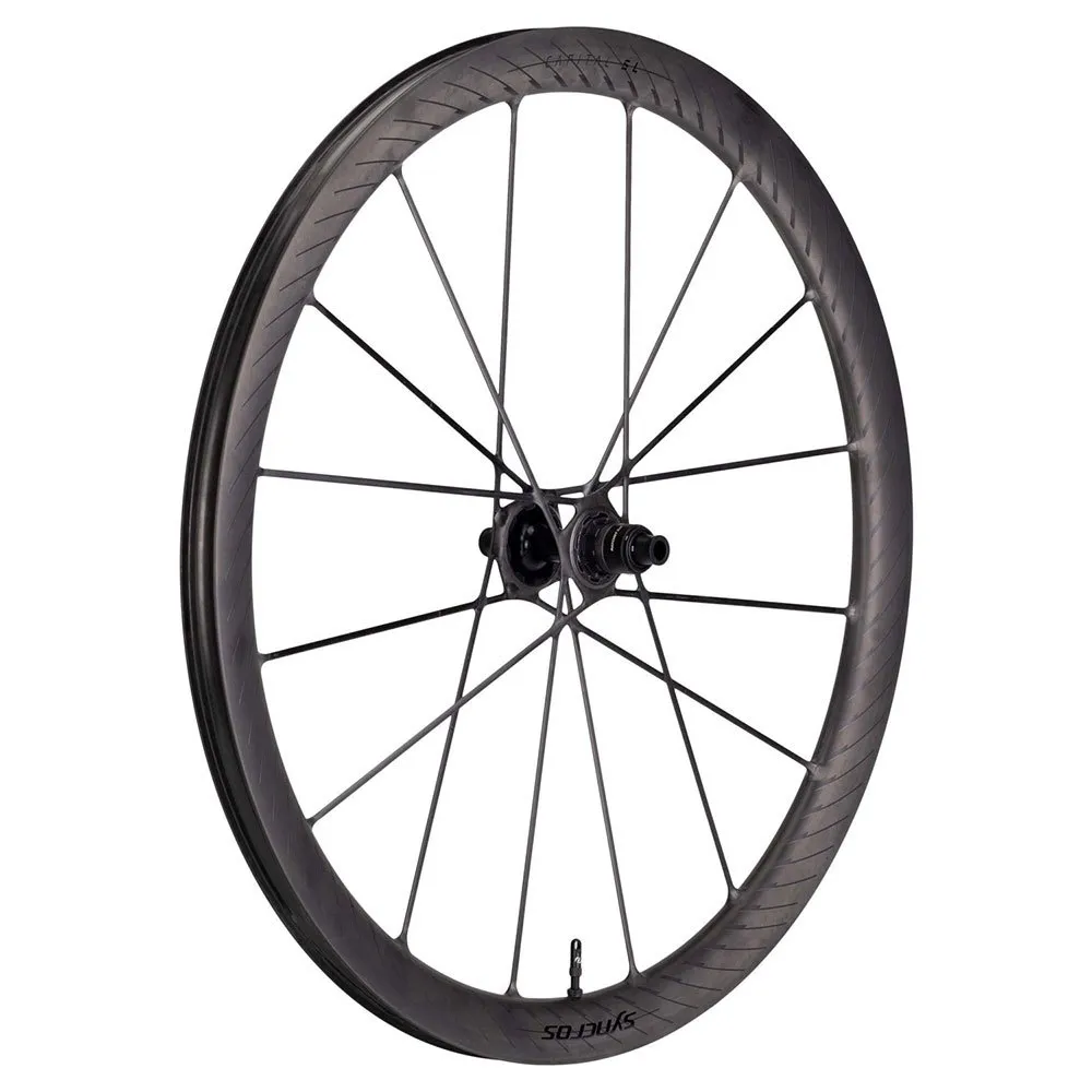 Syncros Capital Sl 700c Cl Disc Tubeless Rennrad-hinterrad, Black matt, 12 x 142mm Syncros Capital Sl 700c Cl Disc Tubeless Rennrad-hinterrad, Black matt, 12 x 142mm