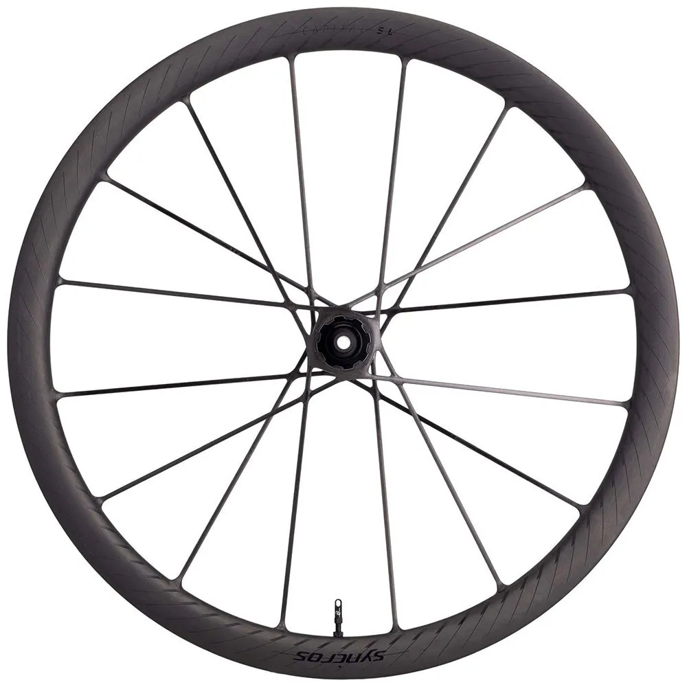 Syncros Capital Sl 700c Cl Disc Tubeless Rennrad-hinterrad, Black matt, 12 x 142mm Syncros Capital Sl 700c Cl Disc Tubeless Rennrad-hinterrad, Black matt, 12 x 142mm