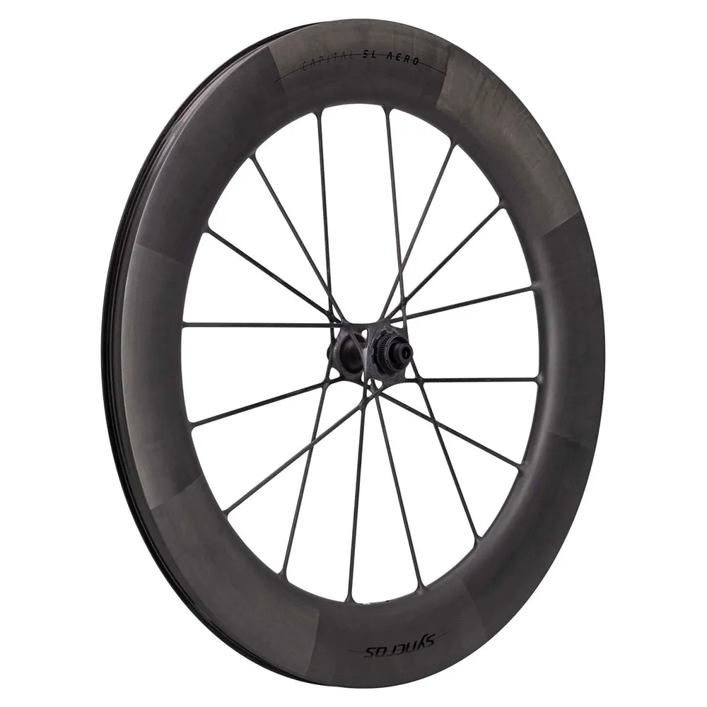 Syncros Capital Sl Aero 28´´ Cl Disc Tubeless Rennrad-vorderrad, Matt black, 12 x 100mm Syncros Capital Sl Aero 28´´ Cl Disc Tubeless Rennrad-vorderrad, Matt black, 12 x 100mm