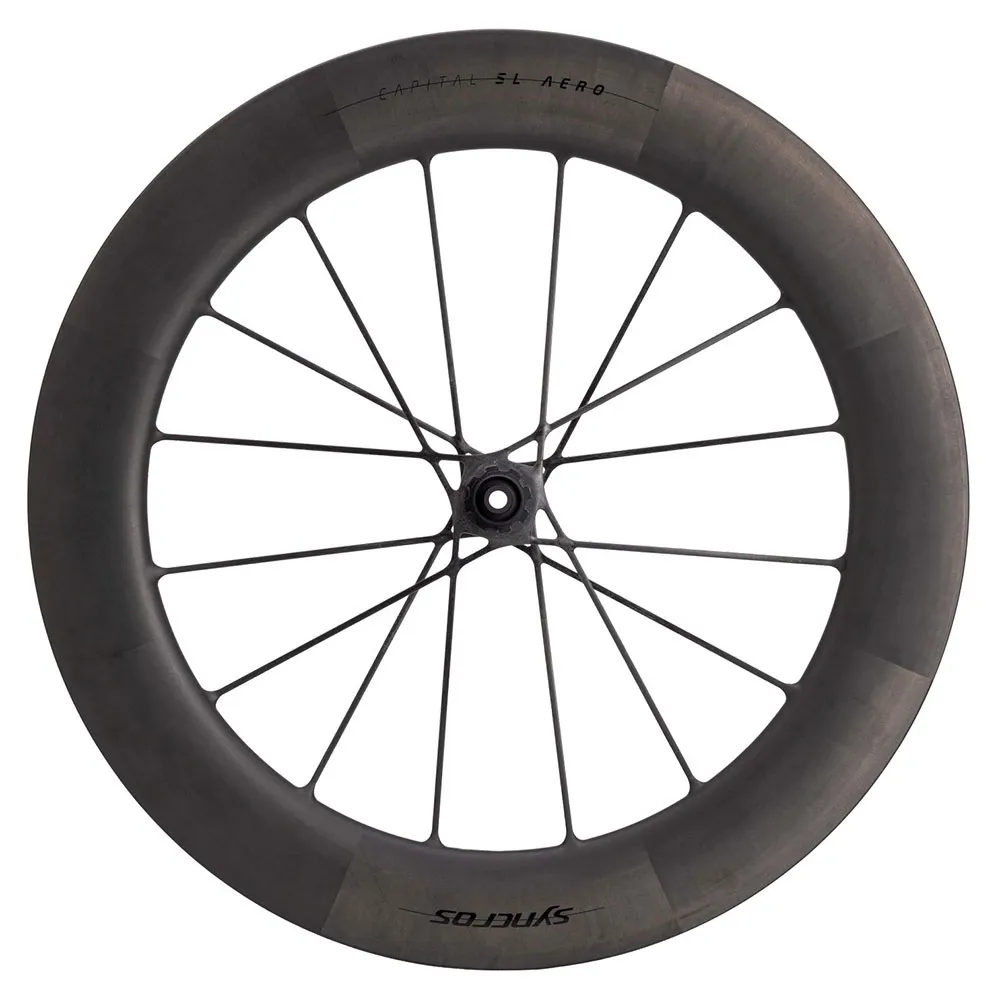 Syncros Capital Sl Aero 28´´ Cl Disc Tubeless Rennrad-vorderrad, Matt black, 12 x 100mm Syncros Capital Sl Aero 28´´ Cl Disc Tubeless Rennrad-vorderrad, Matt black, 12 x 100mm