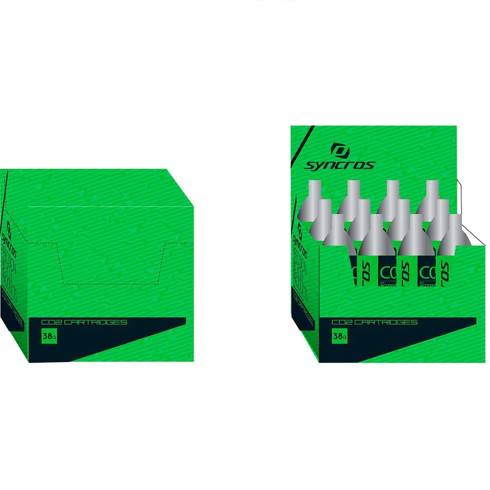 Syncros Co2-kartusche 12 Einheiten, Silver, 38g Syncros Co2-kartusche 12 Einheiten, Silver, 38g