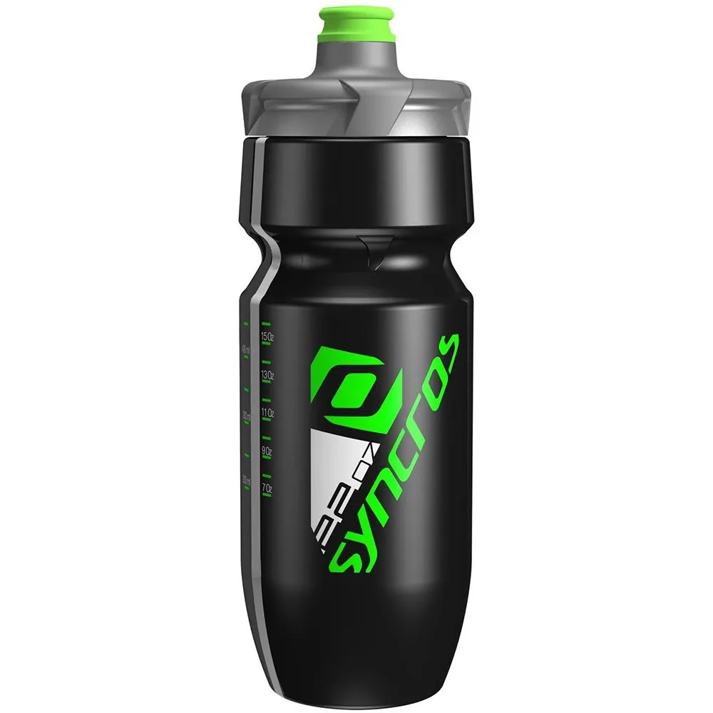 Syncros Corp Plus 650ml Trinkflasche 5 Einheiten, Black / green, One Size Syncros Corp Plus 650ml Trinkflasche 5 Einheiten, Black / green, One Size