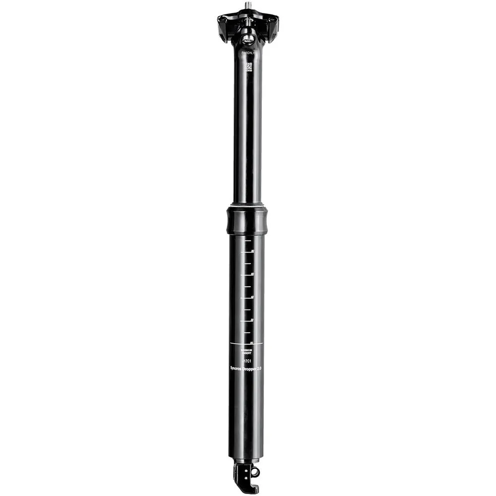 Syncros Duncan 2.0 125 Mm Teleskop-sattelstütze, Black, 278-403mm, 31.6mm Syncros Duncan 2.0 125 Mm Teleskop-sattelstütze, Black, 278-403mm, 31.6mm