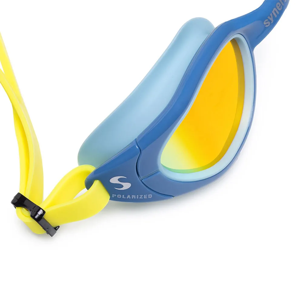 Synergy Trisight Silicone Schwimmbrille unisex, Blue / gold, One Size Synergy Trisight Silicone Schwimmbrille unisex, Blue / gold, One Size