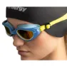 Synergy Trisight Silicone Schwimmbrille unisex, Blue / gold, One Size