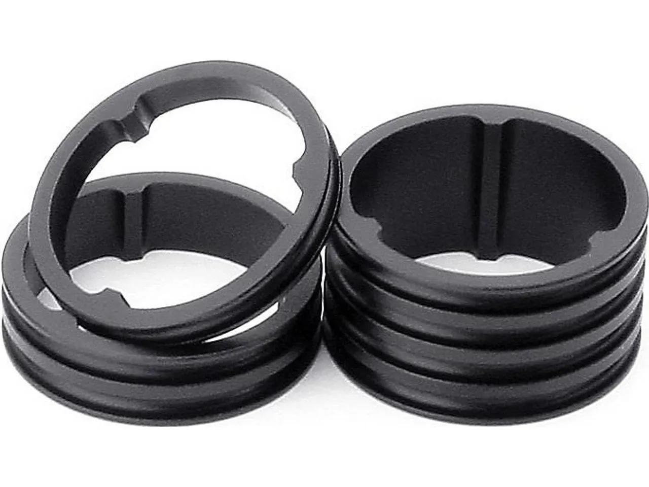 Syntace H.A.T. Spacer Set, Raceblack, 1 1/8" Syntace H.A.T. Spacer Set, Raceblack, 1 1/8"