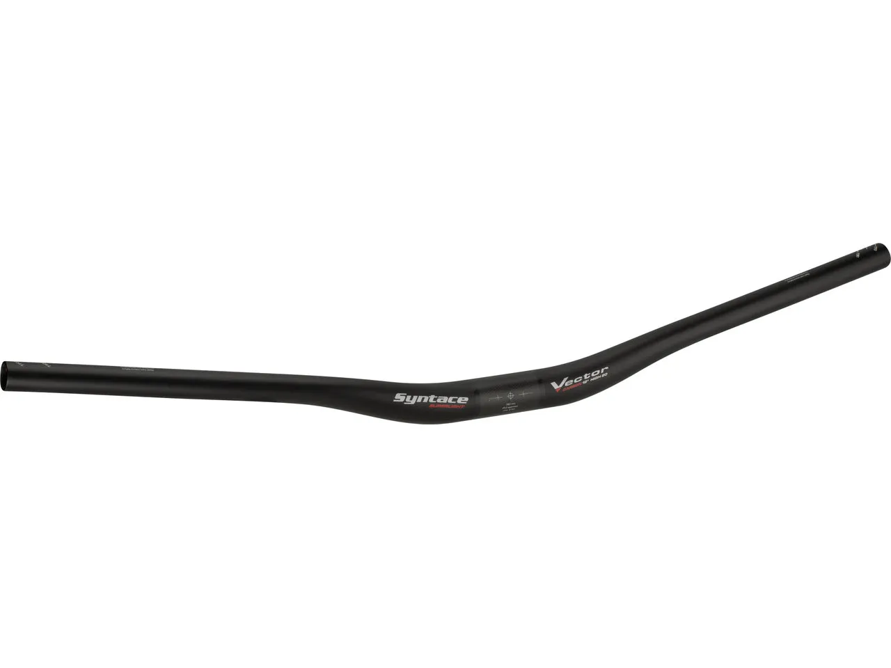 Syntace Vector Carbon High20 Superlight 31.8 20 mm Riser Lenker, Carbon matt, 780mm 8° Syntace Vector Carbon High20 Superlight 31.8 20 mm Riser Lenker, Carbon matt, 780mm 8°