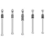Tacx E-thru 10 Mm Achse, Silver, One Size