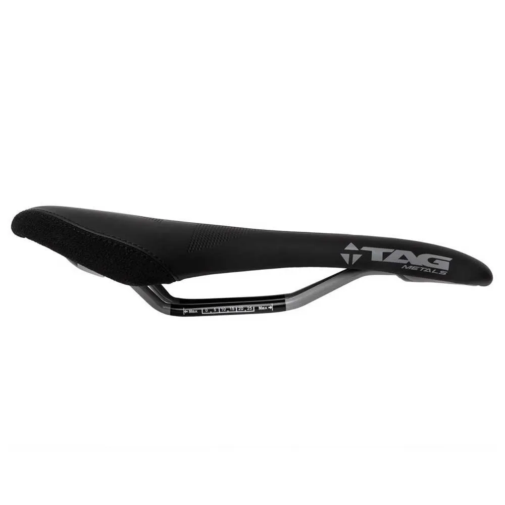 Tag Metals T1 Sattel, Matt black / gun metal, 138mm Tag Metals T1 Sattel, Matt black / gun metal, 138mm