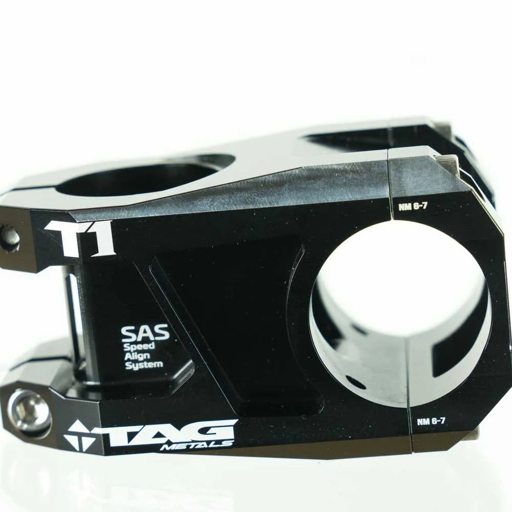 Tag Metals T1 T6 31.8 Mm Fahrradvorbau, Black, 33mm