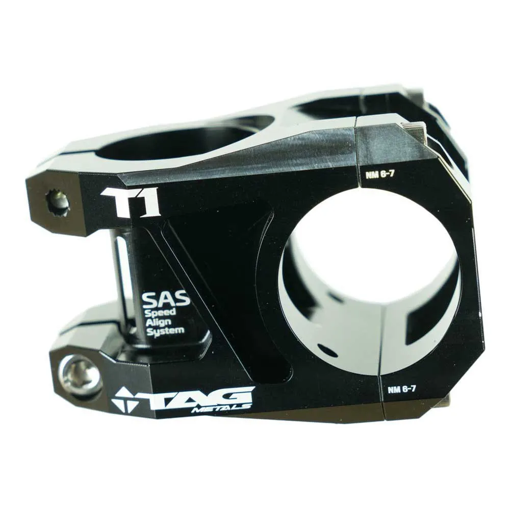 Tag Metals T1 T6 Clamp Dia 31.8 Mm Fahrradvorbau, Black, 45mm Tag Metals T1 T6 Clamp Dia 31.8 Mm Fahrradvorbau, Black, 45mm