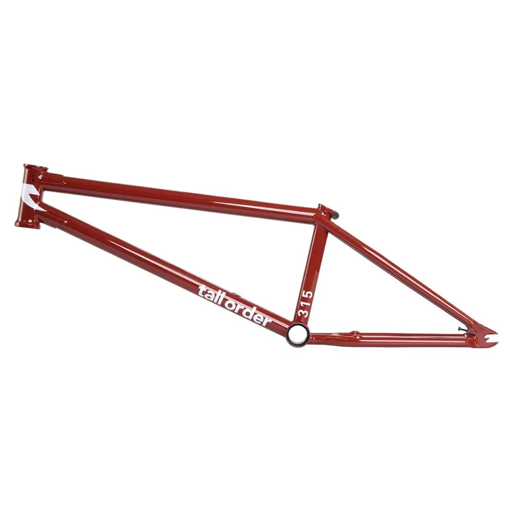 Tall Order 315 V2 Bmx-rahmen, Burgundy, 21.25" Tall Order 315 V2 Bmx-rahmen, Burgundy, 21.25"